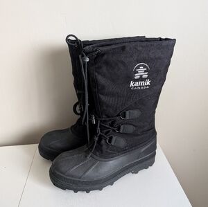 Kamik Canada Men's Black Winter Boots Size 10